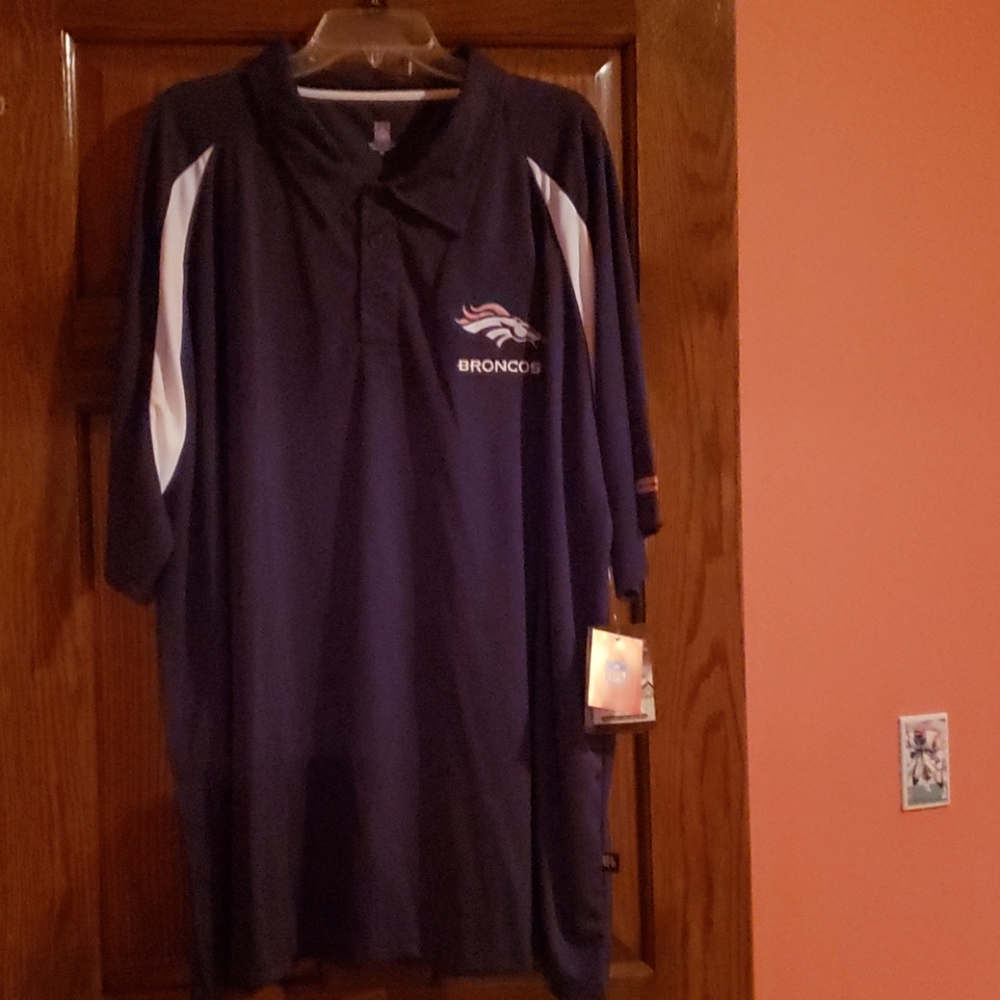 Denver Broncos 4XL Polo shirt.  NWT